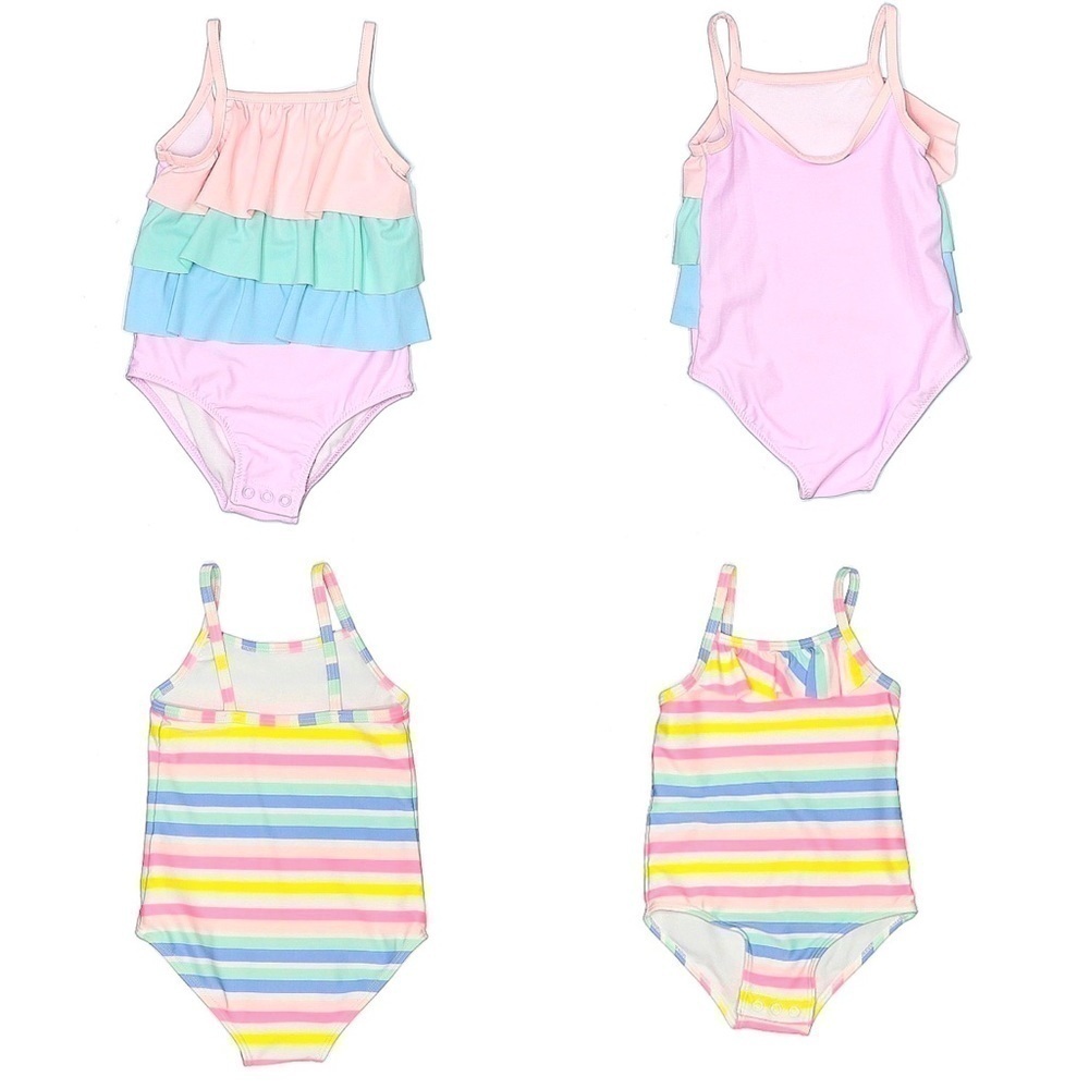 Bundle Carter’s swimsuit one piece baby girl size 18 months